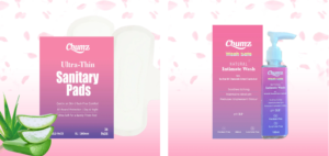 intimate wash and sanitary pads